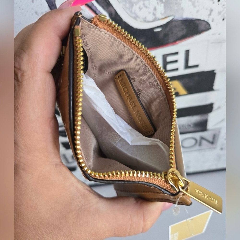 Michael Kors Croc Embossed Card Holder NWT - Picture 4 of 4